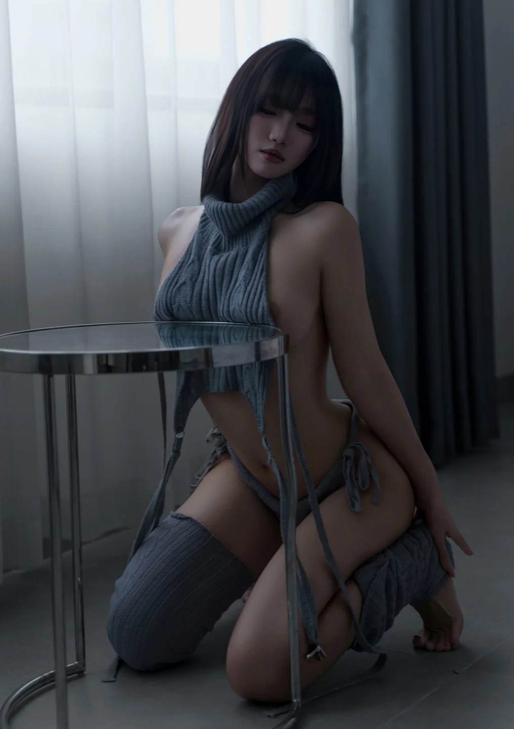 柒柒要乖哦 - No.065 居家毛衣 [112P-270MB] tg@simisebaisi 【丝足阁】090.webp